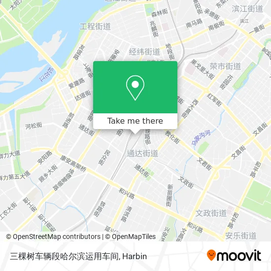 三棵树车辆段哈尔滨运用车间 map