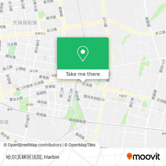 哈尔滨林区法院 map