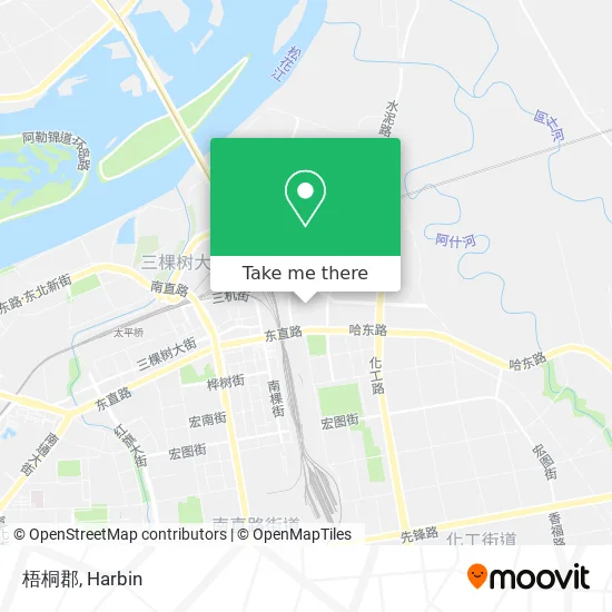 梧桐郡 map