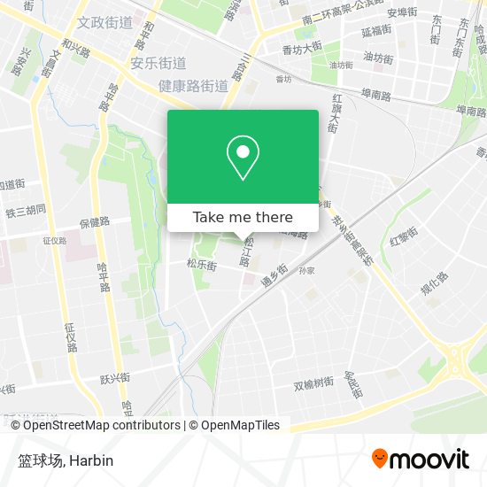 篮球场 map