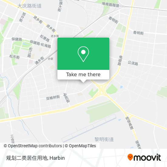 规划二类居住用地 map