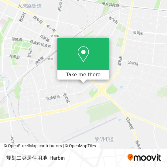 规划二类居住用地 map