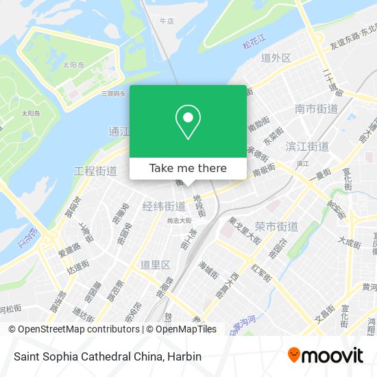 Saint Sophia Cathedral China map