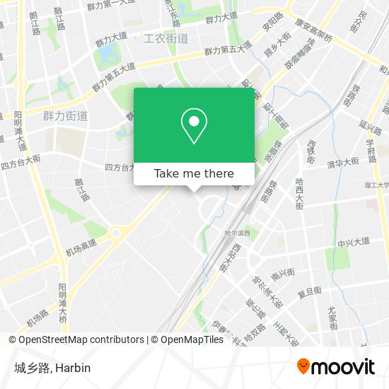 城乡路 map