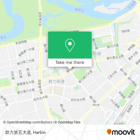 群力第五大道 map