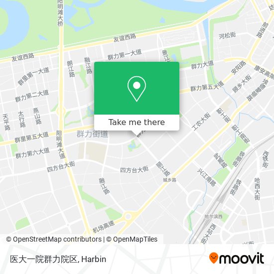医大一院群力院区 map