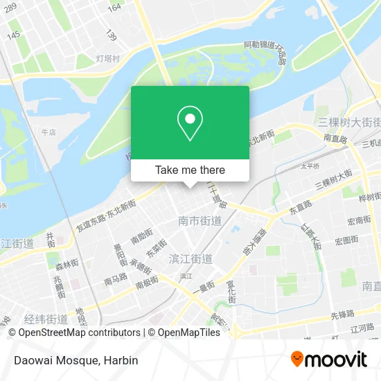 Daowai Mosque map