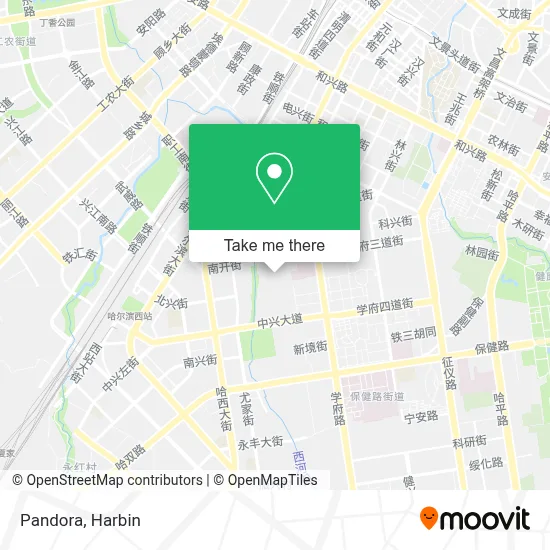 Pandora map