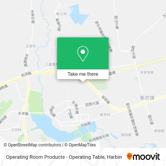 Operating Room Products - Operating Table map