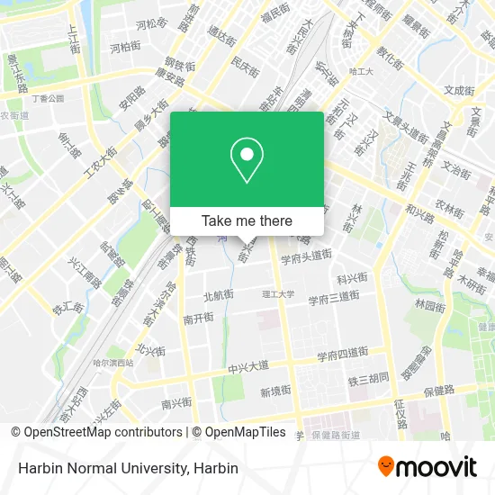 Harbin Normal University map