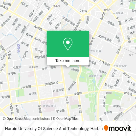 Harbin University Of Science And Technology map