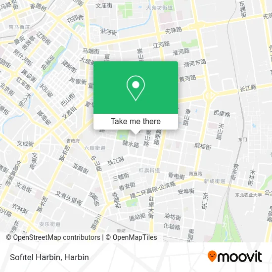 Sofitel Harbin map