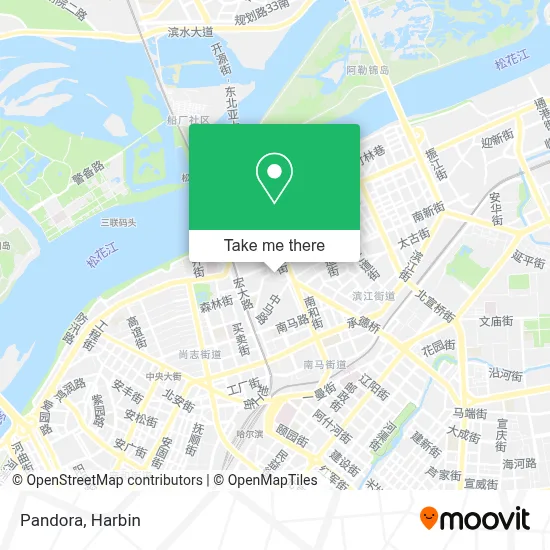 Pandora map