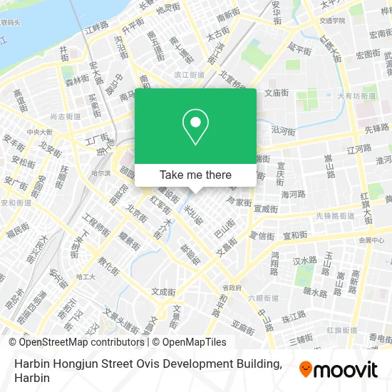 Harbin Hongjun Street Ovis Development Building map