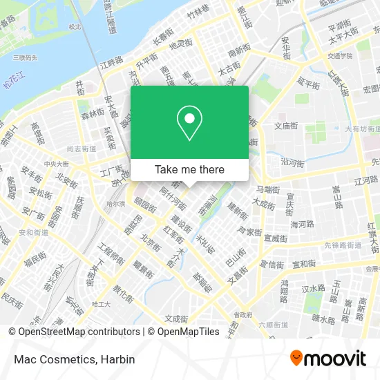 Mac Cosmetics map