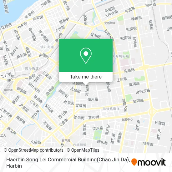 Haerbin Song Lei Commercial Building(Chao Jin Da) map