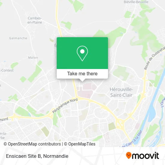 Ensicaen Site B map