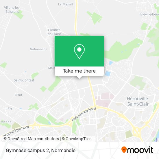 Gymnase campus 2 map