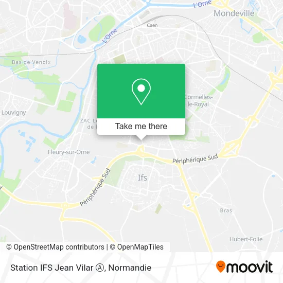 Station IFS Jean Vilar Ⓐ map