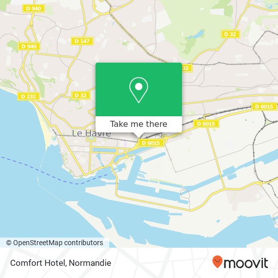 Comfort Hotel map
