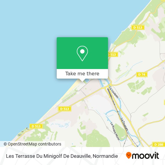 Les Terrasse Du Minigolf De Deauville map