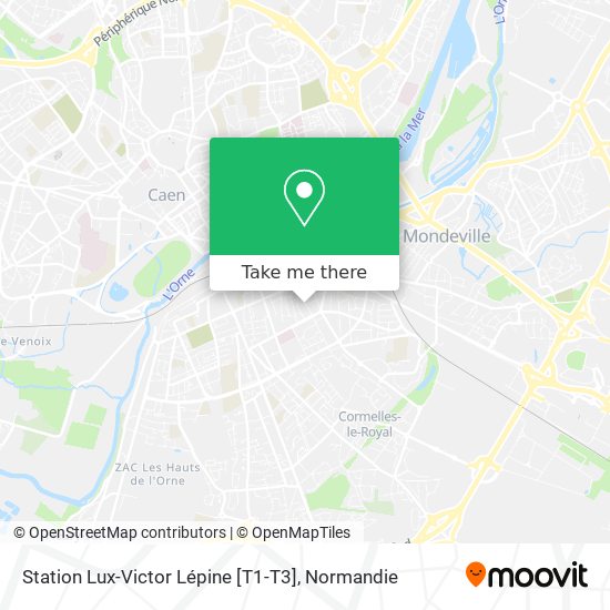 Mapa Station Lux-Victor Lépine [T1-T3]