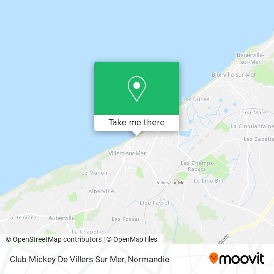 Club Mickey De Villers Sur Mer map