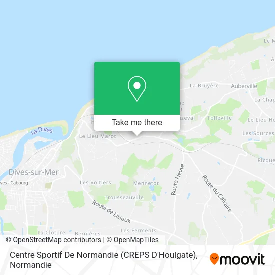 Centre Sportif De Normandie (CREPS D'Houlgate) map