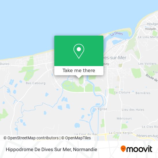 Hippodrome De Dives Sur Mer map