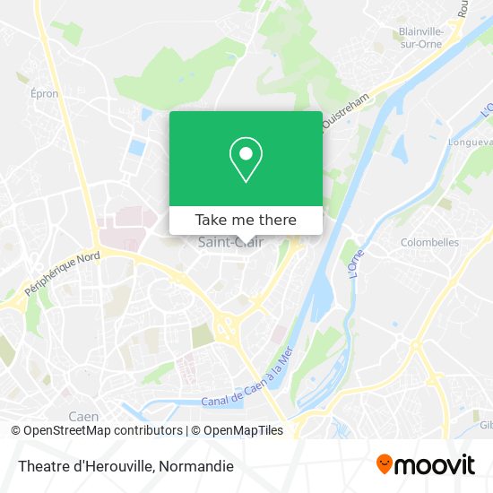 Theatre d'Herouville map