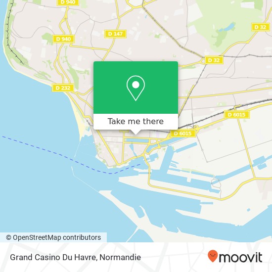 Mapa Grand Casino Du Havre