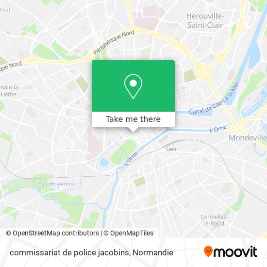 commissariat de police jacobins map