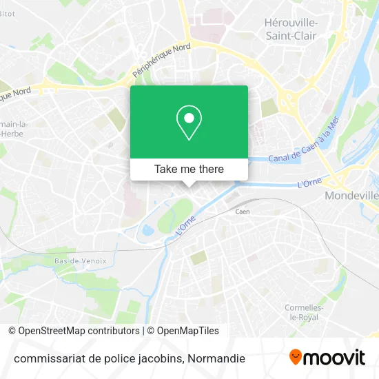 commissariat de police jacobins map