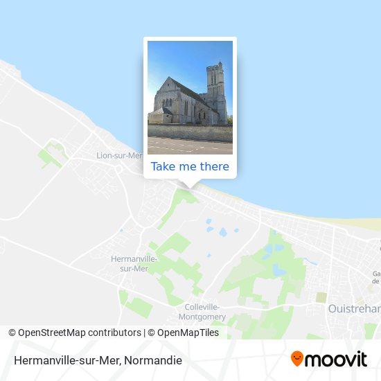 Hermanville-sur-Mer map
