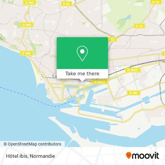 Hôtel ibis map