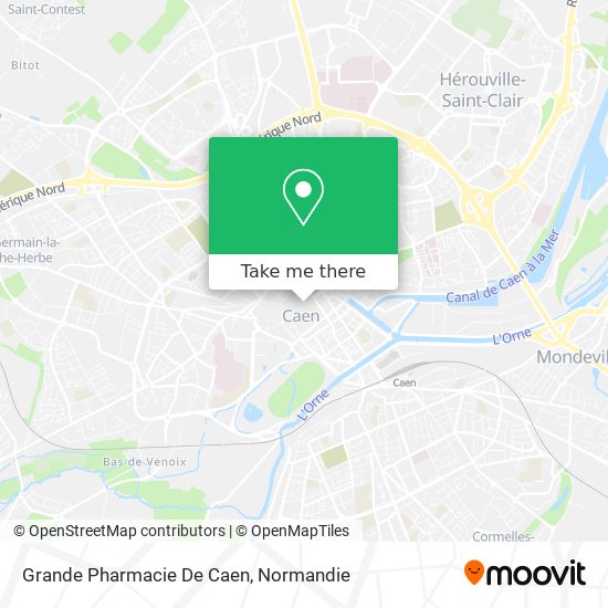 Grande Pharmacie De Caen map