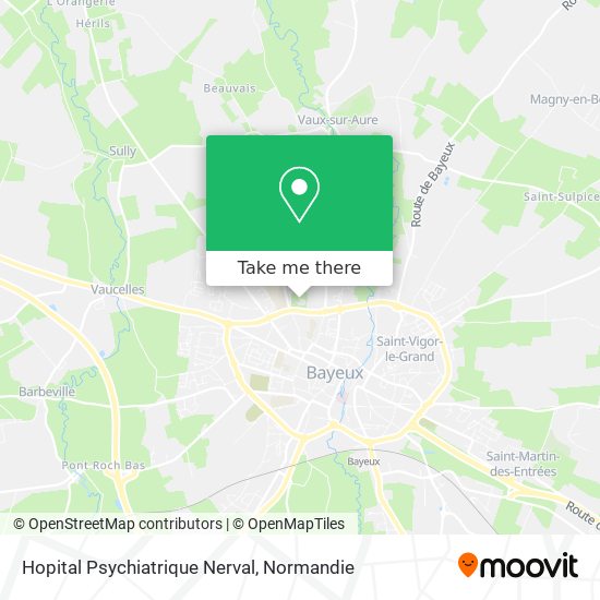 Hopital Psychiatrique Nerval map
