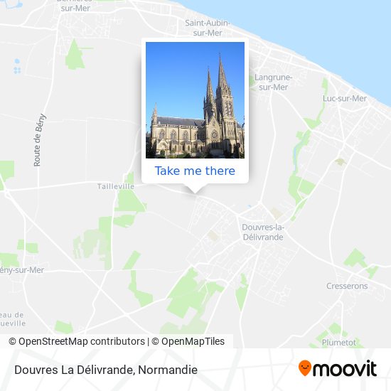 Douvres La Délivrande map