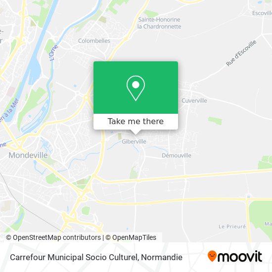 Carrefour Municipal Socio Culturel map