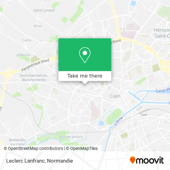 Leclerc Lanfranc map