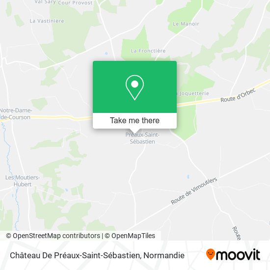 Château De Préaux-Saint-Sébastien map