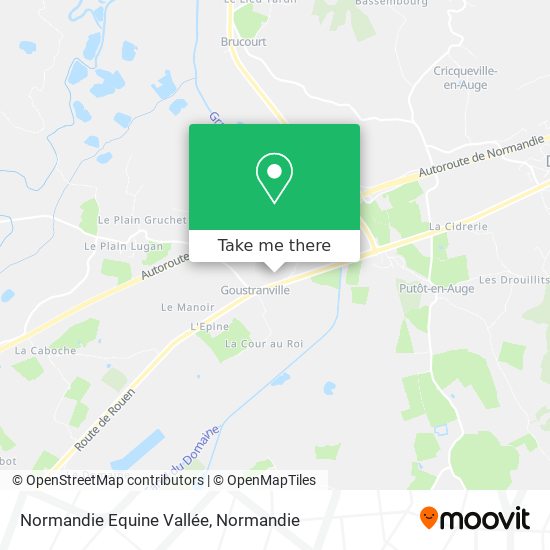 Normandie Equine Vallée map