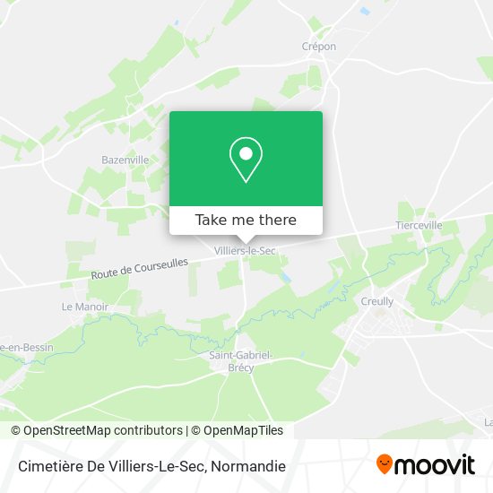 Cimetière De Villiers-Le-Sec map