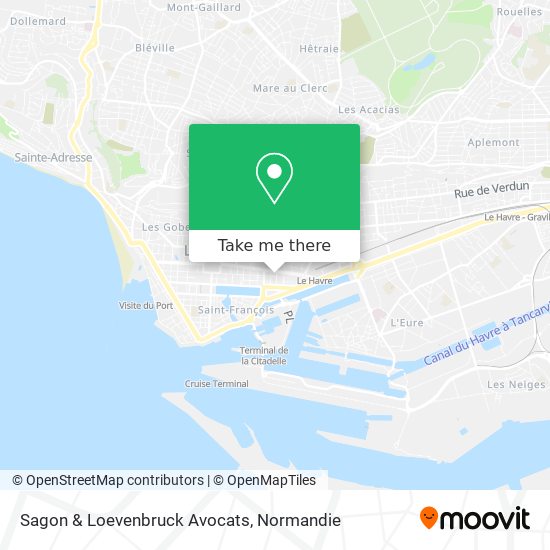 Sagon & Loevenbruck Avocats map