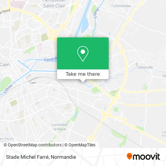 Stade Michel Farré map