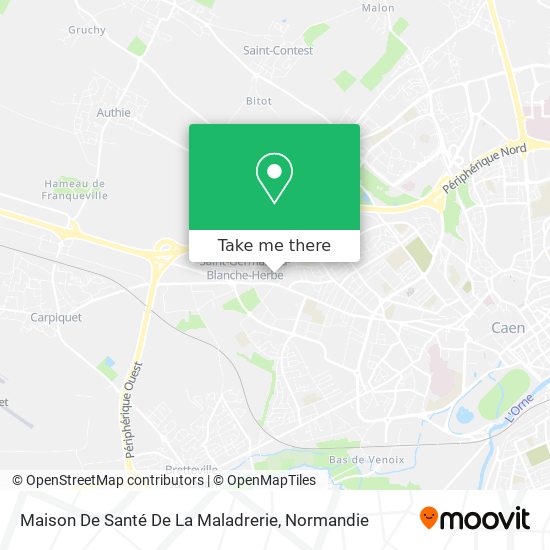 Maison De Santé De La Maladrerie map