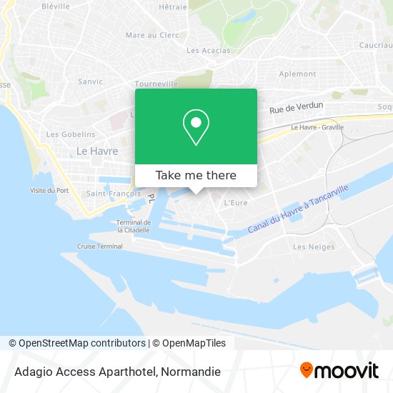 Adagio Access Aparthotel map