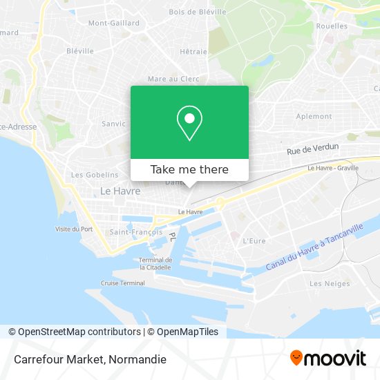 Carrefour Market map