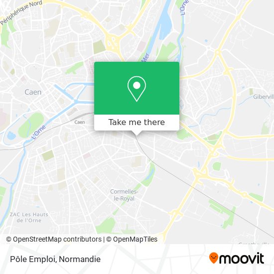 Pôle Emploi map