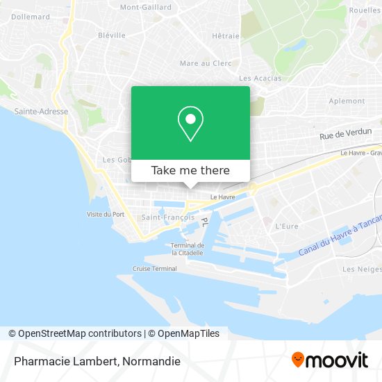 Pharmacie Lambert map